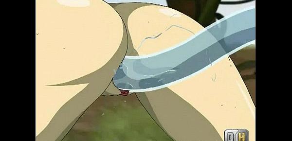 Avatar Hentai - Water tentacles for Toph